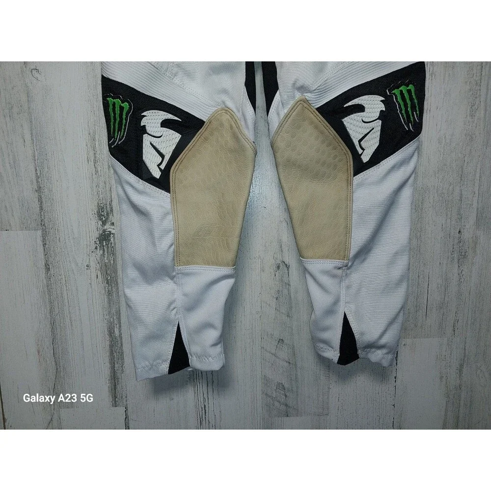 Thor Phase Monster Energy Vans Edition Men's Size 24 Leather Motocross Pants